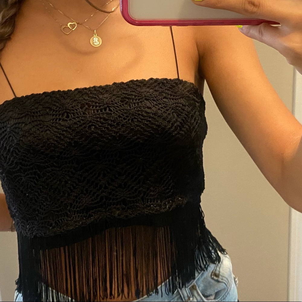 Fringe top